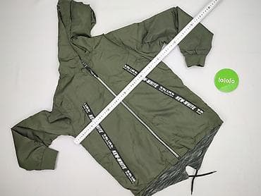 bluzy kizo: Męska kurtka wiatrówka z kapturem, khaki - Lekka — 4