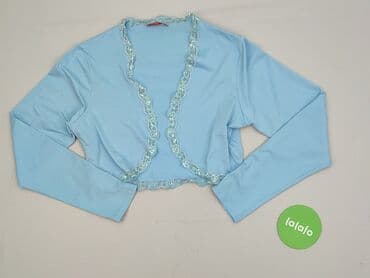 srebrne bolerko do sukienki: Kardigan damski, L — 2