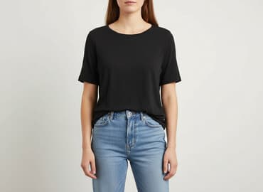 koszulki z długim rękawem damskie calvin klein: KappAhl, T-shirt damski, rozmiar M — 8