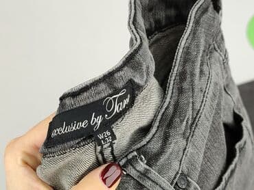 szare jeansy damskie stylizacje: Jeansy damskie, rozmiar S — 4