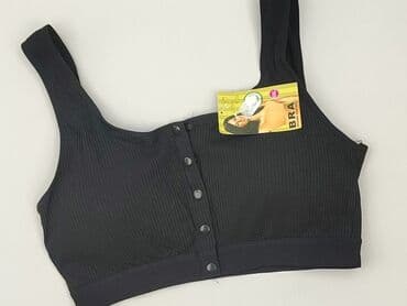 biustonosz 90b: Biustonosz bezszwowy Lirina Rose – czarny, rozpinany z przodu - Dla — 1