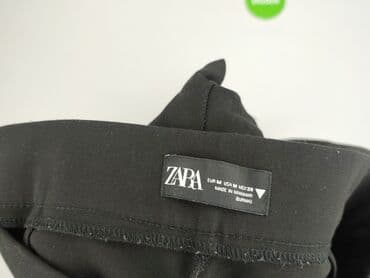 Women: Zara, Material trousers for women, size M (EU 38) — 4