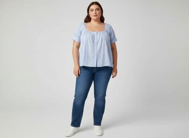 plisowane bluzki: Bluzka damska, rozmiar XL — 6