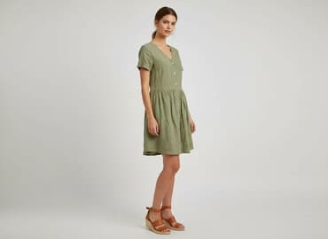 oliwkowa sukienka zara: Shein, Sukienka damska, rozmiar S — 6