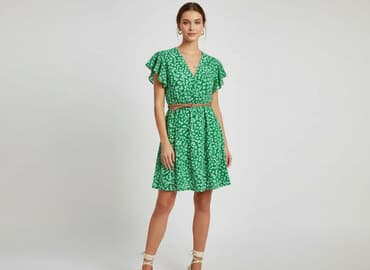 sukienka w cytryny lidl: Amisu, Sukienka damska, rozmiar L — 7