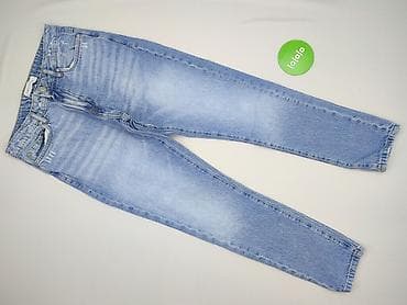 jeansy cargo: Denim, Jeansy damskie, rozmiar L — 2