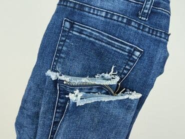 legginsy woskowane push up: Jeansy damskie, rozmiar S — 6