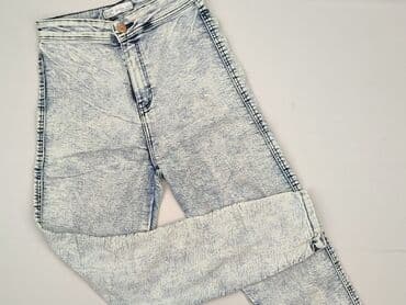 szerokie spodnie jeansowe bershka: Bershka, Jeansy damskie, rozmiar XS — 1