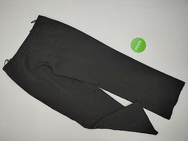 wide leg: Spodnie materiałowe damskie, rozmiar L — 3