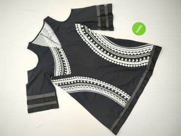 sukienka z przezroczystymi rękawami zalando: Women`s dress, size L — 3