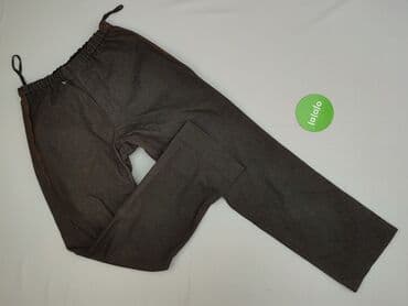 brązowe szerokie spodnie bershka: Spodnie damskie, rozmiar S — 2