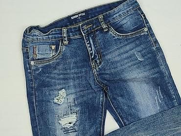 religious jeans: Spodnie jeansowe, 12 lat, 152, stan - Idealny — 1