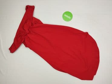 czerwone długie sukienki: Sukienka damska, rozmiar L — 3