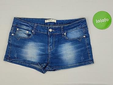 jeansy cropped: Szorty damskie, rozmiar L — 2
