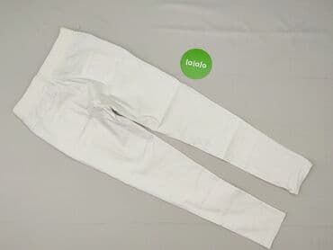 białe rajstopy rossmann: Spodnie materiałowe damskie, rozmiar L — 3