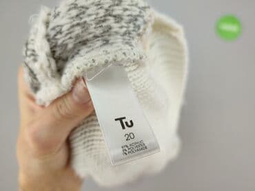 sweter z kwadratów: Tu, Sweter damski, rozmiar 4XL — 5