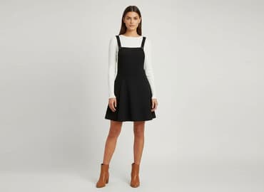 ccc sandały czarne na obcasie: Clockhouse, Sukienka damska, rozmiar S — 6