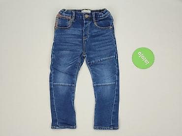 spodnice mini: Spodnie jeansowe, Zara, 3-4 lat, 98/104, stan - Bardzo dobry — 2
