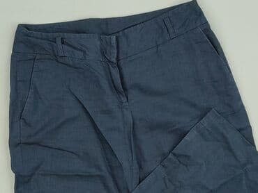 zara spodnie damskie len: Material trousers for women, size S — 1