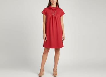 koszulka z rekawem do lokcia: Sukienka damska, rozmiar S — 5