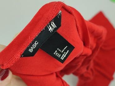 hm czerwona sukienki: H&M Basic, Sukienka damska, rozmiar S — 4