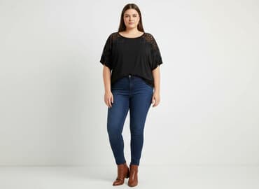 czarne bluzki duże rozmiary: Adl, Bluzka damska, rozmiar 4XL — 6