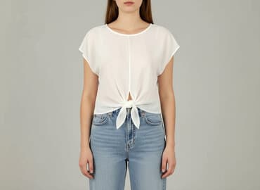 bluzki wiązane z boku: Bluzka damska, rozmiar L — 1