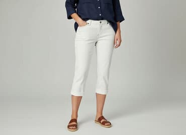 sandały na haluksy na jeden palec: Spodnie 3/4 damskie, rozmiar S — 6