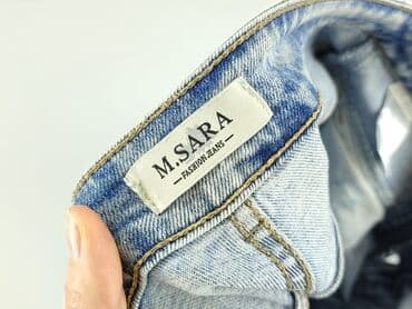 woskowane legginsy z wysokim stanem zara: M.Sara, Jeansy damskie, rozmiar M — 4