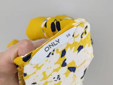 żółte bluzki z krótkim rękawem: ONLY, Bluzka damska, rozmiar S — 4