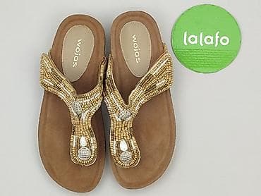 sandaly na platformie: Wojas, Japonki damskie, rozmiar 38 — 2