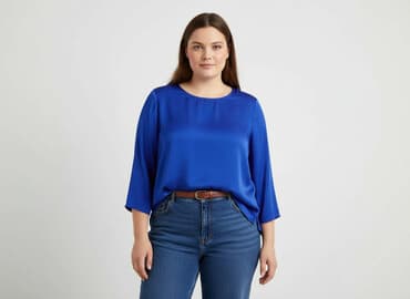 sweter piórkowy na drutach: Yessica, Bluzka damska, rozmiar 2XL — 7