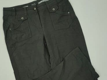 legginsy czarne woskowane: Cecil, Spodnie materiałowe damskie, rozmiar 2XS — 1