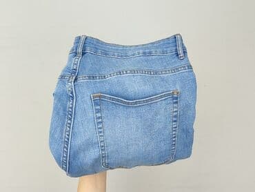 jeansy z asymetrycznym zapieciem: H&M, Jeansy damskie, rozmiar XL — 6