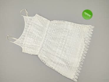 białe krótkie legginsy pod sukienkę: Divided, Sukienka damska, rozmiar M — 3