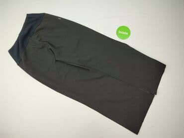 legginsy ciążowe szare: Spodnie materiałowe damskie, rozmiar M — 3