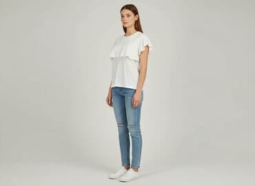 koszulka polo damska hm: T-shirt damski, rozmiar S — 6