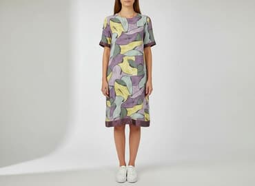 mango sukienka fioletowa: Principles, Sukienka damska, rozmiar M — 6