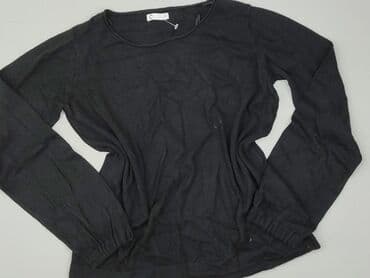 sweter w paski z serduszkiem: Sweter damski, S — 1