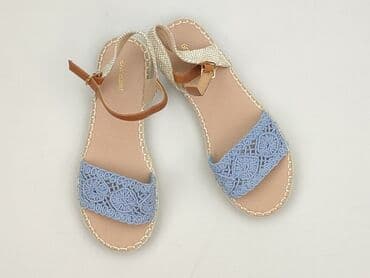 złote sandałki ccc: Sandały damskie, rozmiar 38 — 1