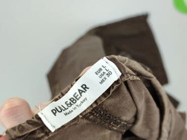 klapki cloe: PULL&BEAR, Spodnie 3/4 damskie, rozmiar L — 4