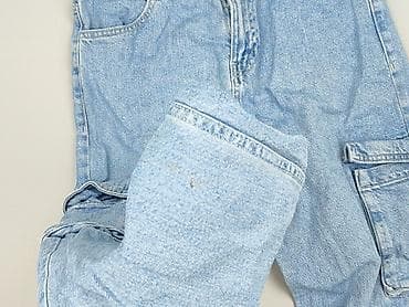 spodnie girlfriend: Bershka, Spodnie cargo damskie, rozmiar M — 5