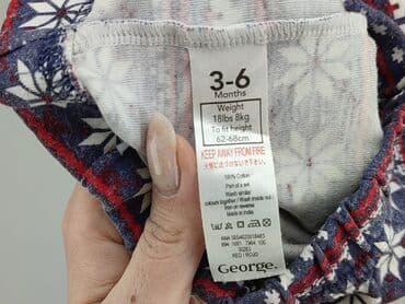 c a legginsy niemowlece: Niemowlęce spodnie materiałowe, 3-6 miesięcy, 62-68 cm, George, stan - Dobry — 4