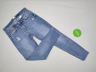 mid riser: H&M, Jeansy damskie, rozmiar L — 2