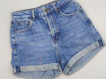 spodenki jeansowe z wysokim stanem pull and bear: Bershka, Szorty damskie, rozmiar 2XS — 1