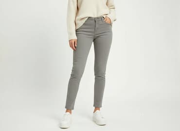 kapcie szczur: Spodnie materiałowe damskie, rozmiar S — 5