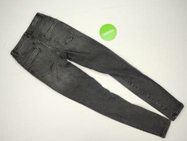 szare szerokie jeansy: Denim Collection, Jeansy damskie — 3