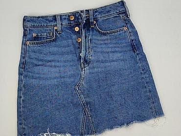 h m grey jeans: H&M, Spódnica damska, rozmiar XS — 1