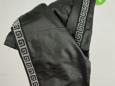 jakie rajstopy do srebrnej sukienki: Leggings Eco-leather for women, size L (EU 40) — 5