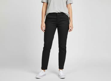 hm krótkie spodenki czarne: H&M, Spodnie materiałowe damskie, rozmiar M — 6